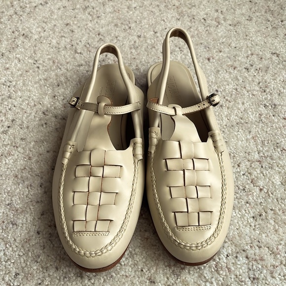 【HEREU】ROQUETA SLINGBACK LOAFER ROQUETA - Slingback T-bar loafer – Hereu Studio